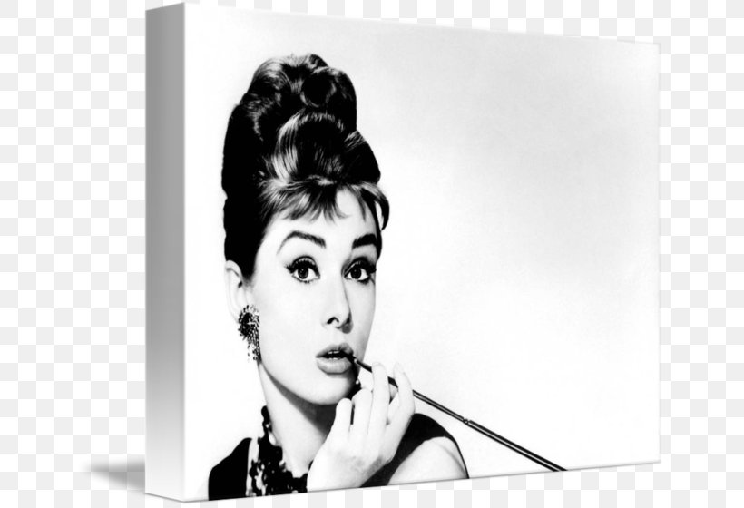 Audrey Hepburn Breakfast At Tiffany's Canvas Print Art, PNG, 650x560px, Audrey Hepburn, Allposterscom, Art, Artcom, Beauty Download Free