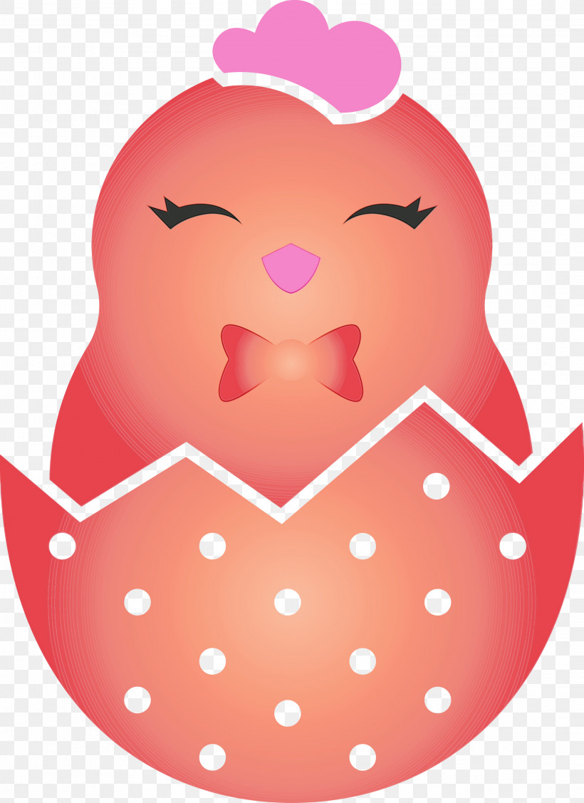 Polka Dot, PNG, 2181x3000px, Chick In Eggshell, Adorable Chick, Easter Day, Paint, Pink Download Free