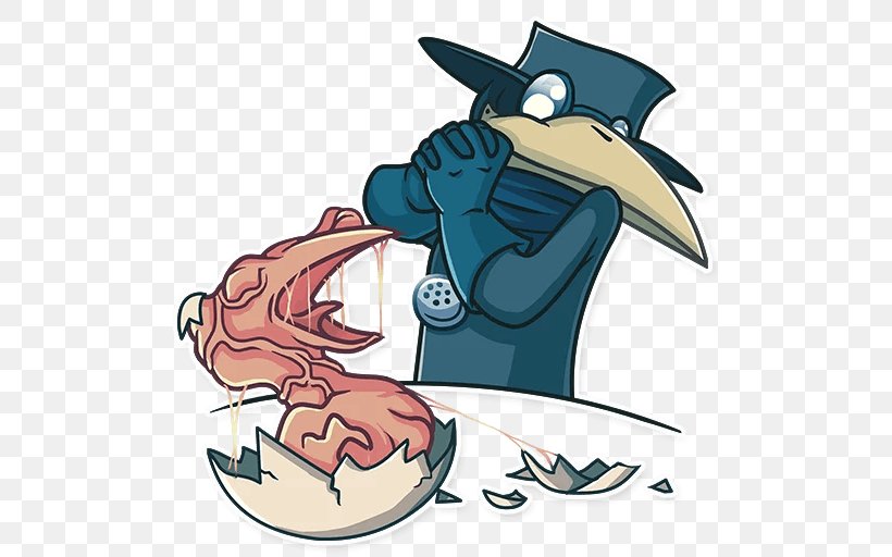 Telegram Sticker Plague Doctor Clip Art, PNG, 512x512px, Telegram, Application Programming Interface, Art, Cartoon, Fictional Character Download Free