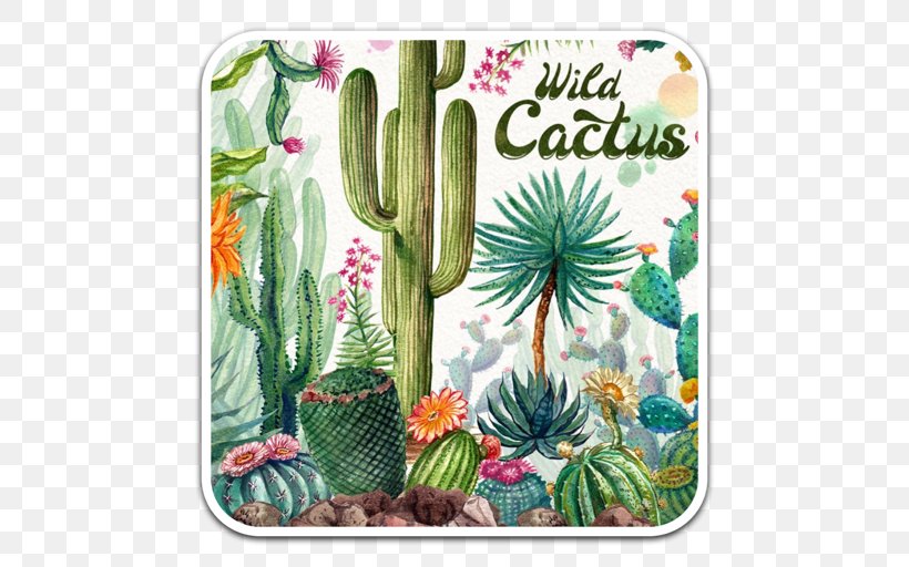 Watercolor Painting Clip Art Adobe Photoshop Image, PNG, 512x512px, Watercolor Painting, Cactus, Caryophyllales, Computer Software, Drawing Download Free