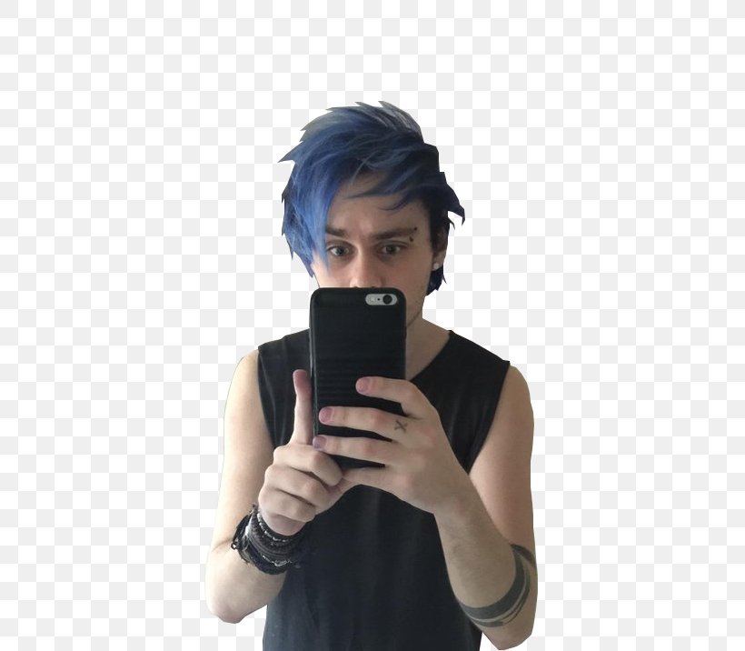 5 Seconds Of Summer Michael Clifford Human Hair Color Good Girls, PNG, 402x716px, 5 Seconds Of Summer, Ashton Irwin, Audio, Audio Equipment, Blue Hair Download Free