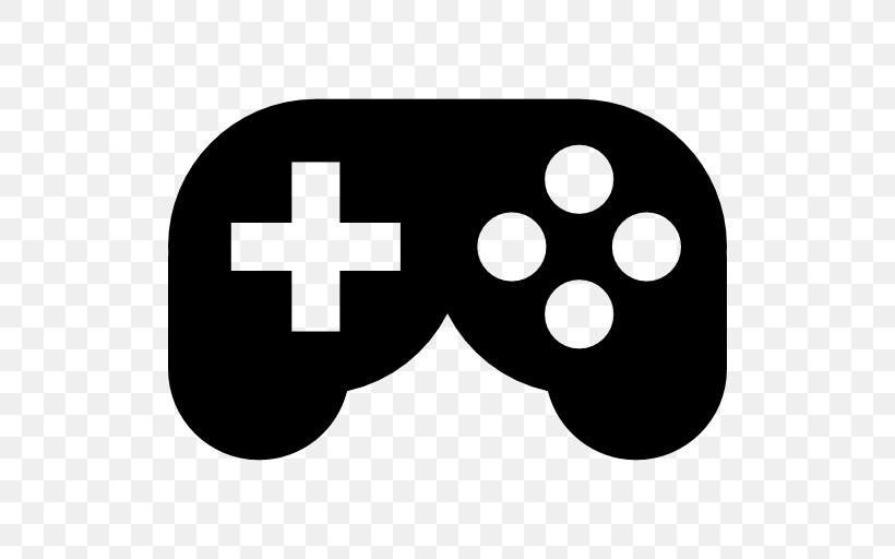 Joystick Game Controllers, PNG, 512x512px, Joystick, Black And White, Button, Computer Software, Game Download Free