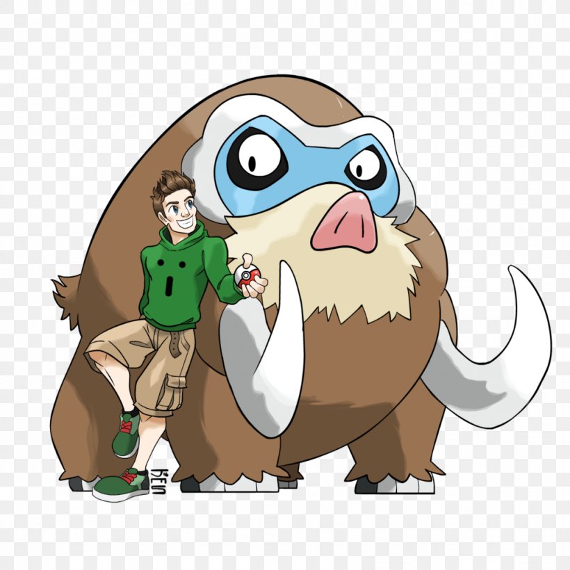 Pokémon Trainer Mamoswine Kanto Pokédex, PNG, 1024x1024px, Watercolor, Cartoon, Flower, Frame, Heart Download Free