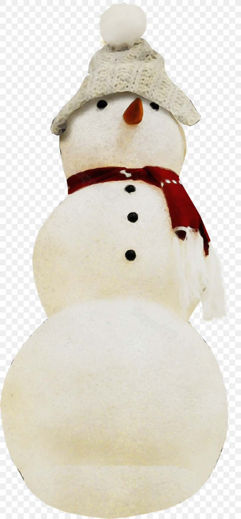 Snowman, PNG, 1024x2199px, Watercolor, Holiday Ornament, Paint, Snow, Snowman Download Free