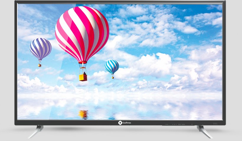 Pay Television StarTimes LED-backlit LCD Free-to-air, PNG, 1217x708px, Television, Advertising, Balloon, Binary Decoder, Computer Monitor Download Free