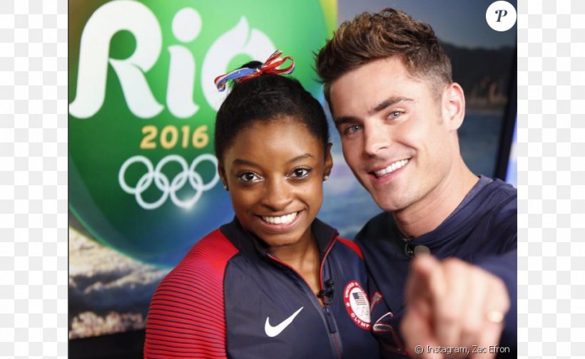 Zac Efron Simone Biles 2016 Summer Olympics Final Five Actor, PNG, 950x585px, Watercolor, Cartoon, Flower, Frame, Heart Download Free