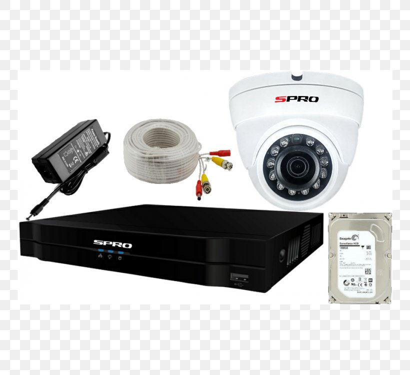 Closed-circuit Television IP Camera Digital Video Recorders Analog High Definition, PNG, 750x750px, Closedcircuit Television, Analog High Definition, Camera, Camera Accessory, Computer Monitors Download Free