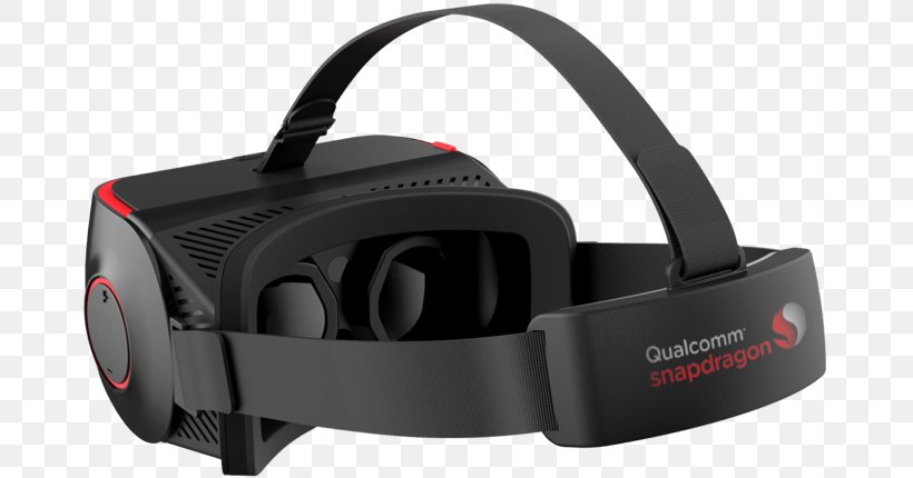 Virtual Reality Headset Head-mounted Display Qualcomm VR 820, PNG, 677x430px, Virtual Reality, Audio, Audio Equipment, Augmented Reality, Electronic Device Download Free
