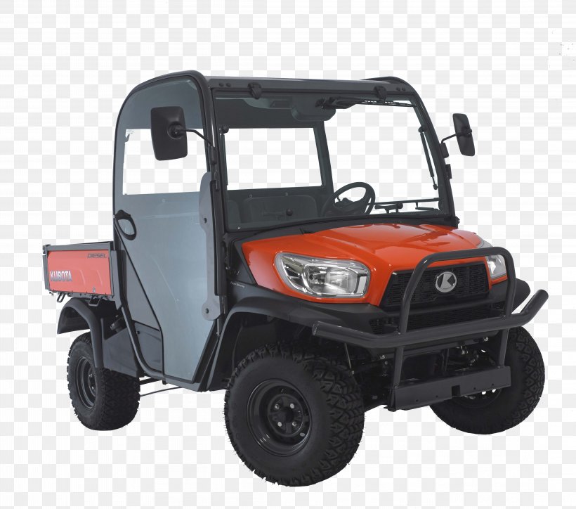 Kubota Corporation Side By Side Tractor Heavy Machinery All-terrain Vehicle, PNG, 4443x3924px, Kubota Corporation, Agriculture, All Terrain Vehicle, Allterrain Vehicle, Auto Part Download Free