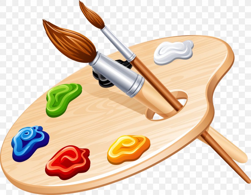 Palette Painting Paintbrush, PNG, 2847x2213px, Palette, Art, Brush, Drawing, Food Download Free