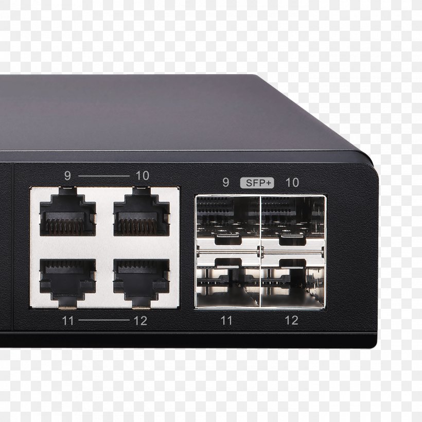 10 Gigabit Ethernet QNAP 10G Switch QSW-804-4C Network Switch Network Storage Systems QNAP Systems, Inc., PNG, 1400x1400px, 10 Gigabit Ethernet, Computer Network, Electronic Device, Electronic Instrument, Electronics Download Free