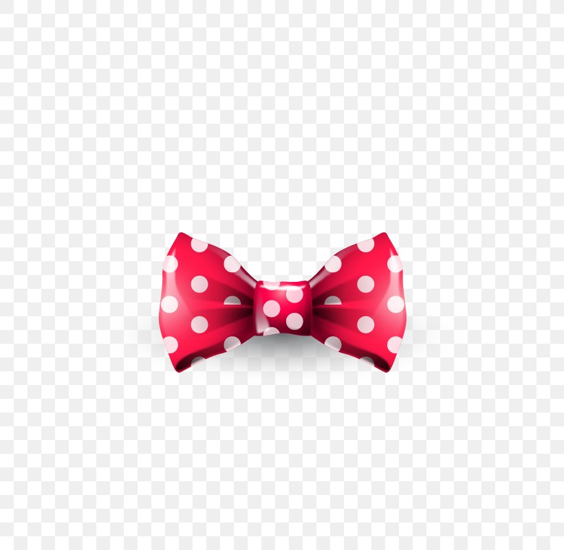 Bow Tie Polka Dot Euclidean Vector Necktie, PNG, 800x800px, Bow Tie, Christmas, Fashion Accessory, Flat Design, Magenta Download Free