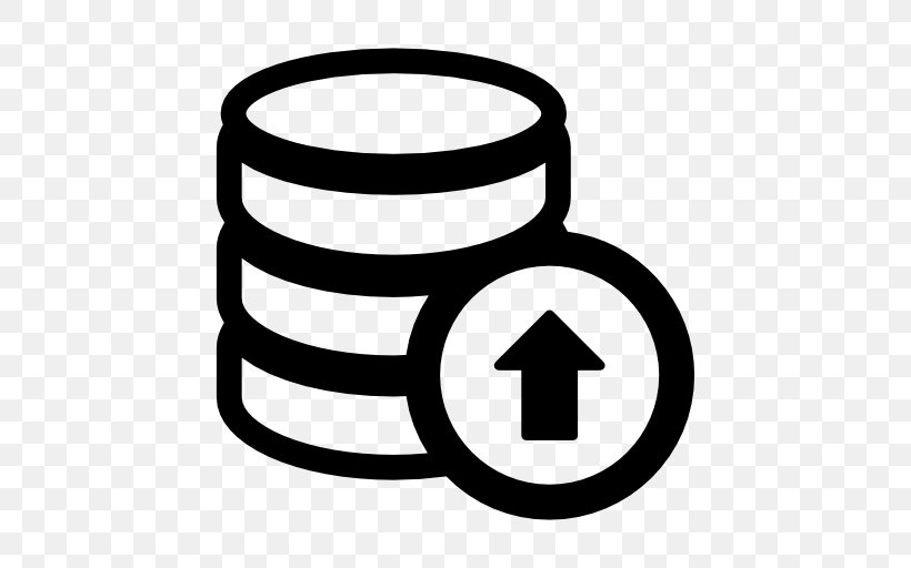 Backup Icon, PNG, 512x512px, Database, Area, Backup, Black And White, Brand Download Free