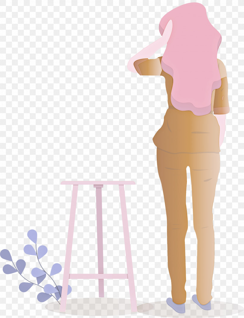 Girl Art, PNG, 2302x3000px, Girl, Art, Bar Stool, Chair, Furniture Download Free