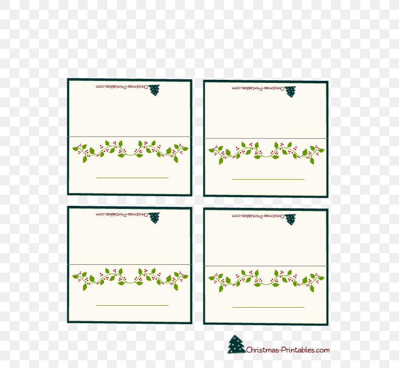 Place Cards Christmas Holiday Greeting & Note Cards Paper, PNG, 612x756px, Place Cards, Area, Christmas, Christmas Card, Christmas Decoration Download Free