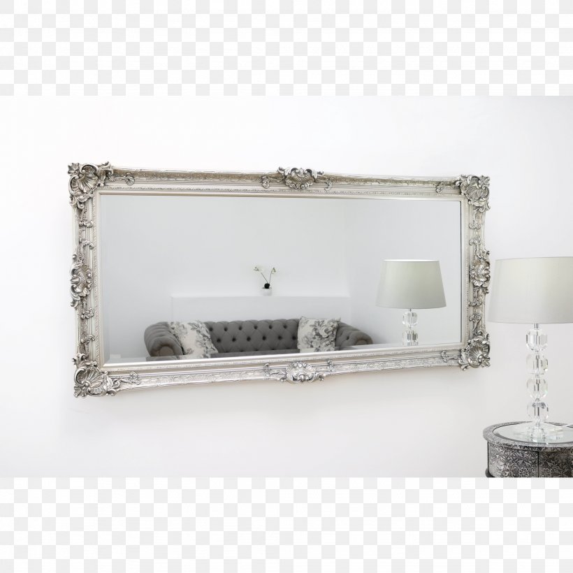 Silver Mirror Beyond The Edge Of The Frame Picture Frames Bathroom, PNG, 2048x2048px, Silver, Antique, Auto Detailing, Bathroom, Bathroom Sink Download Free
