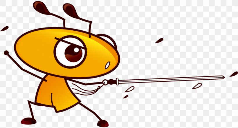 Ant Animation Honey Bee, PNG, 1024x553px, Ant, Alipay, Animation, Cartoon, Honey Bee Download Free