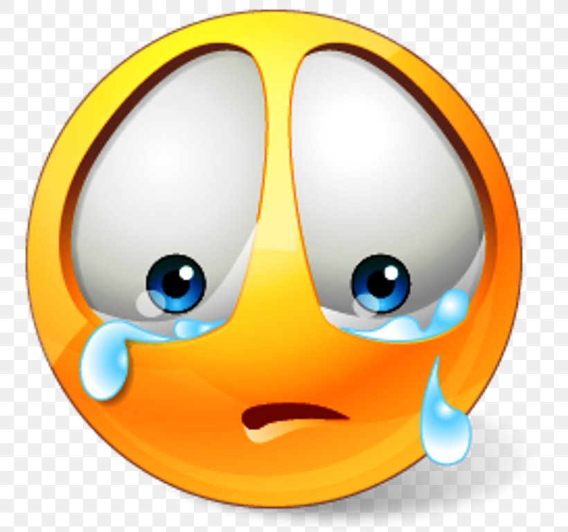 Smiley Sadness Emoticon Face, PNG, 768x768px, Smiley, Crying, Emoji, Emoticon, Eye Download Free