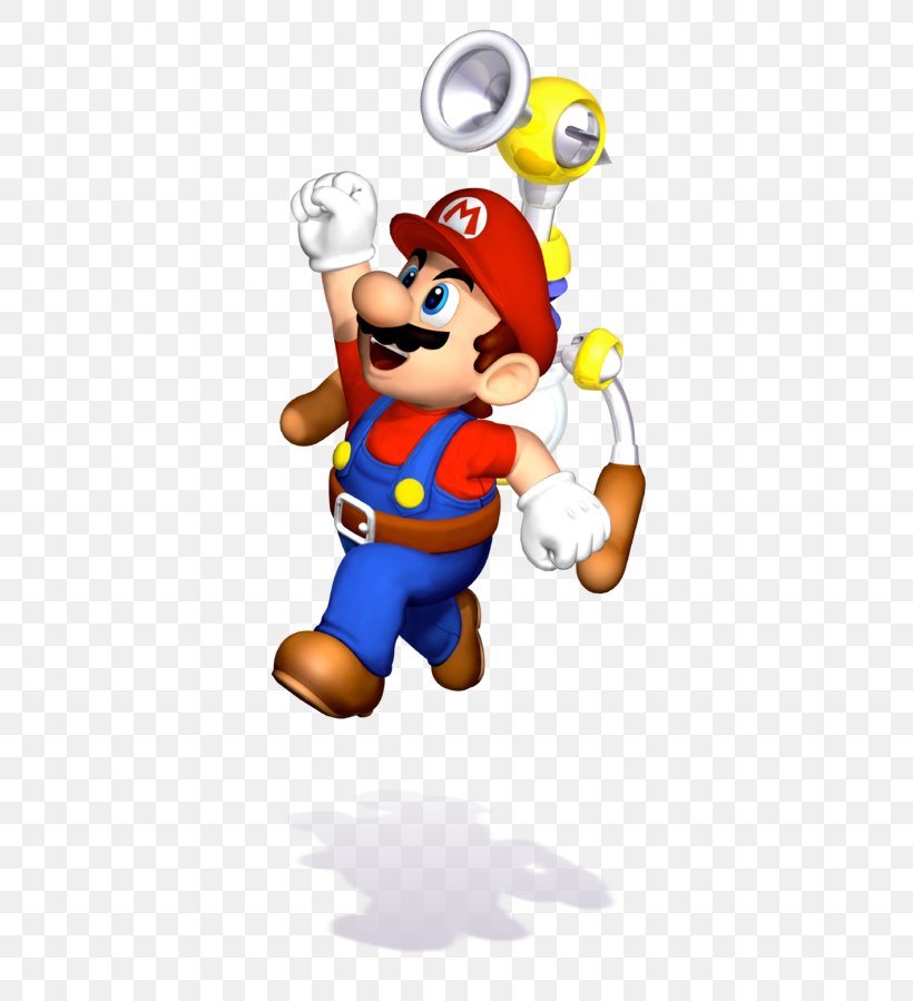 Super Mario Sunshine Super Mario 3D Land Luigi GameCube, PNG, 592x899px, Super Mario Sunshine, Art, Ball, Cartoon, Concept Art Download Free