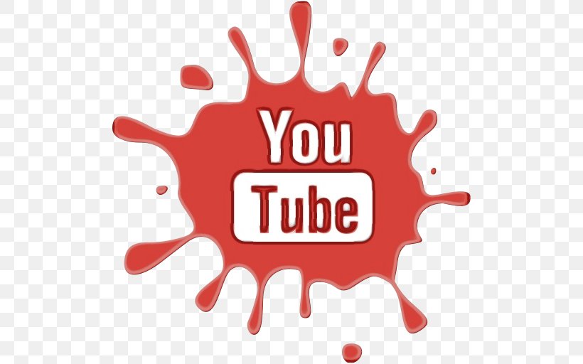Youtube Logo, PNG, 512x512px, Watercolor, Finger, Gesture, Hand, Label Download Free