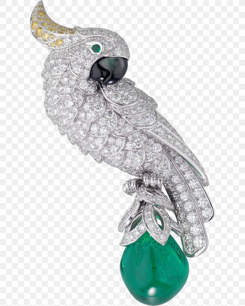 Cartier Brooch Diamond Jewellery Emerald, PNG, 620x1024px, Watercolor, Cartoon, Flower, Frame, Heart Download Free