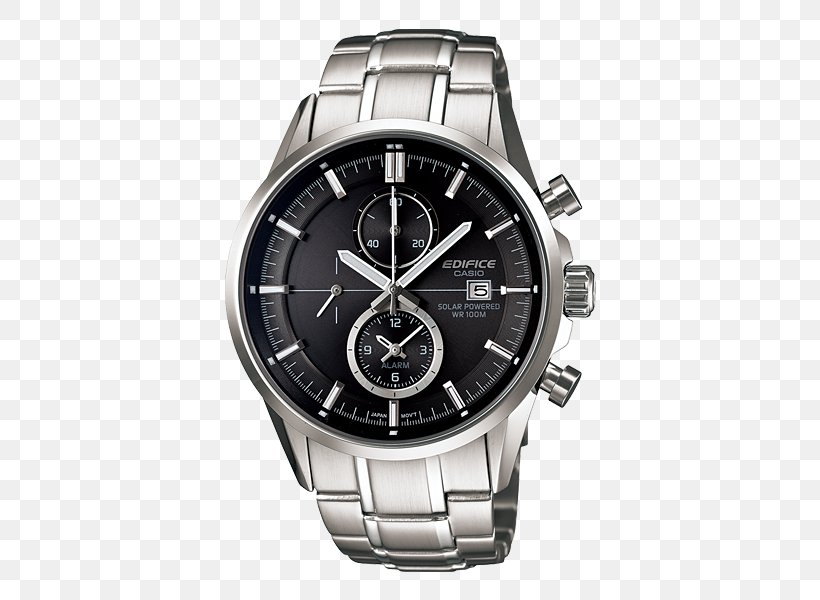 Casio Edifice Solar-powered Watch Chronograph, PNG, 500x600px, Casio, Analog Watch, Brand, Casio Edifice, Casio Eqb500d1a Download Free