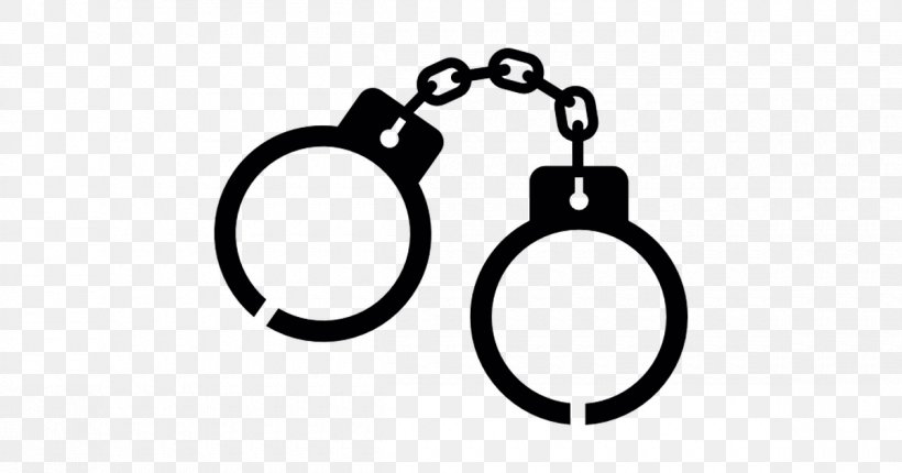 Handcuffs Criminal Defense Lawyer Arrest Clip Art, PNG, 1200x630px, Handcuffs, Arrest, Black And White, Body Jewelry, Brand Download Free