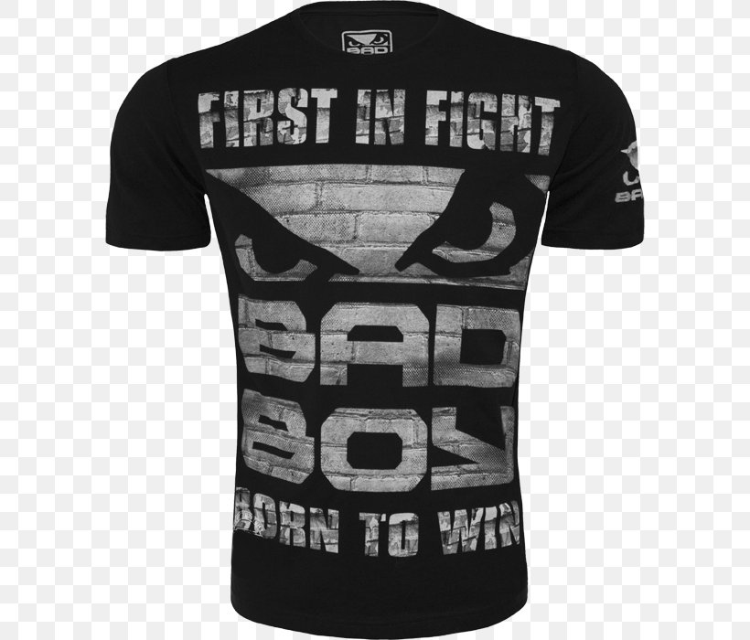 T-shirt Футболка Bad Boy Bad Boy Bad Boy Script T Shirt By Bad Boy MMA Fightwear Clothing, PNG, 700x700px, Tshirt, Active Shirt, Bad Boy, Black, Black And White Download Free