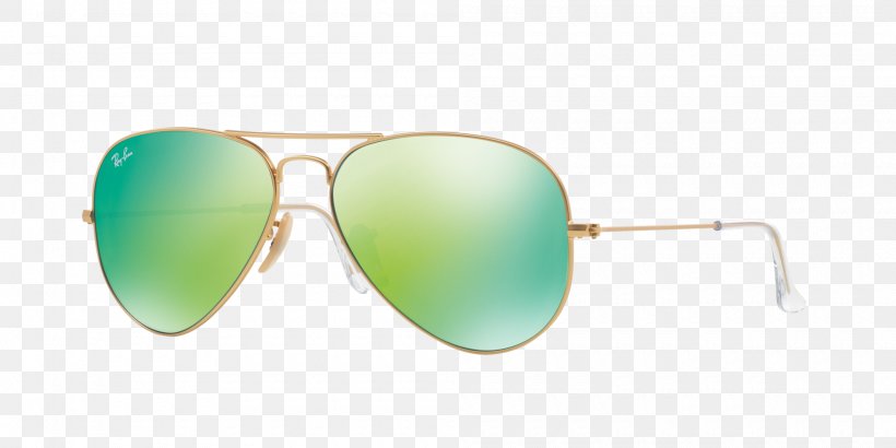Aviator Sunglasses Ray-Ban Aviator Flash Ray-Ban Aviator Classic, PNG, 2000x1000px, Sunglasses, Aviator Sunglasses, Eyewear, Fashion, Glasses Download Free