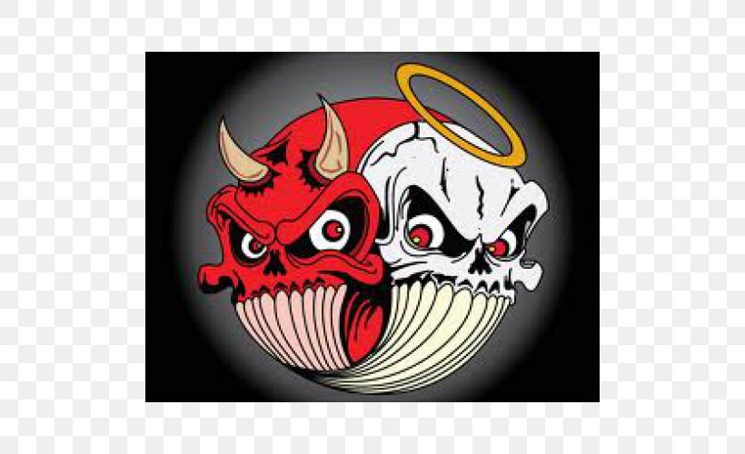 Devil Shoulder Angel Demon Yin And Yang, PNG, 500x500px, Devil, Angel, Demon, Dragon, Drawing Download Free