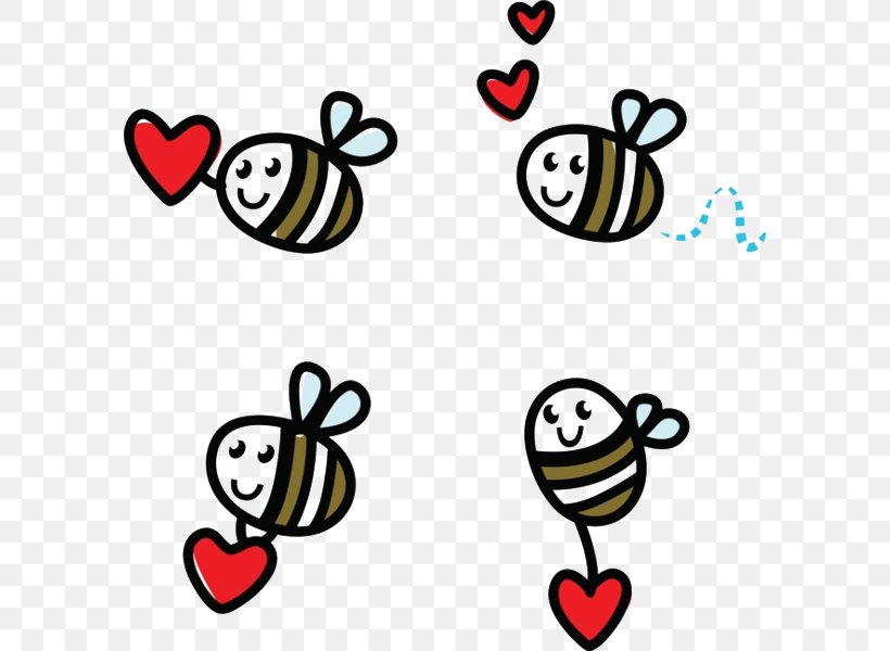 Honey Bee Doodle Clip Art, PNG, 592x600px, Bee, Area, Bumblebee, Doodle, Drawing Download Free