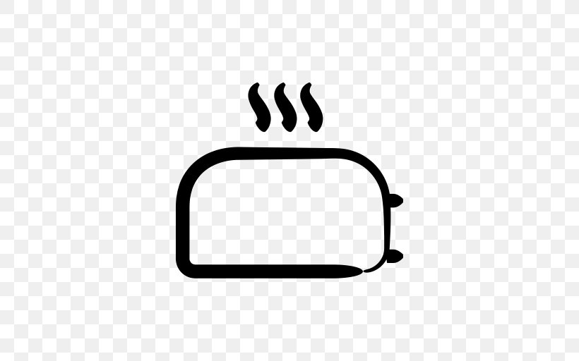 Toaster Home Appliance, PNG, 512x512px, Toast, Area, Auto Part, Black, Black And White Download Free