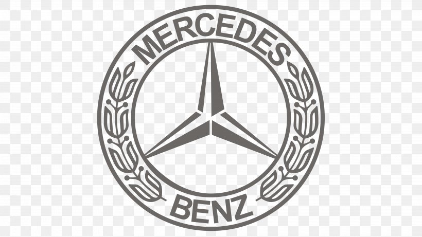 Mercedes-Benz Sprinter Car Mercedes-Benz Actros Mercedes-Benz Vito, PNG, 3840x2160px, Mercedesbenz, Black And White, Brand, Car, Emblem Download Free