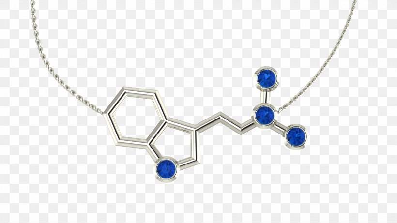 Necklace Molecule Charms & Pendants Jewellery N,N-Dimethyltryptamine, PNG, 1920x1080px, Necklace, Birthstone, Blue, Body Jewelry, Charms Pendants Download Free