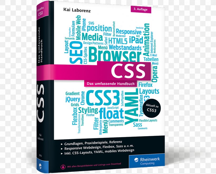 CSS: Das Umfassende Handbuch. Inkl. Responsive Webdesign, Animationen, Sass Google Analytics : Das Umfassende Handbuch Responsive Web Design HTML5 Und CSS3: Das Umfassende Handbuch, PNG, 990x800px, Responsive Web Design, Bootstrap, Brand, Cascading Style Sheets, Multimedia Download Free