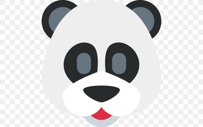 Giant Panda Emoji World Wide Fund For Nature Sticker National Zoological Park, PNG, 512x512px, Giant Panda, Bear, Bei Bei, Carnivoran, Cartoon Download Free