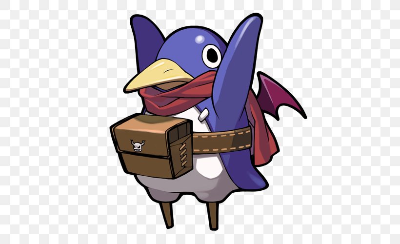 Prinny: Can I Really Be The Hero? Disgaea: Hour Of Darkness Disgaea 4 Prinny 2 Disgaea 2, PNG, 500x500px, Prinny Can I Really Be The Hero, Beak, Bird, Cartoon, Disgaea Download Free