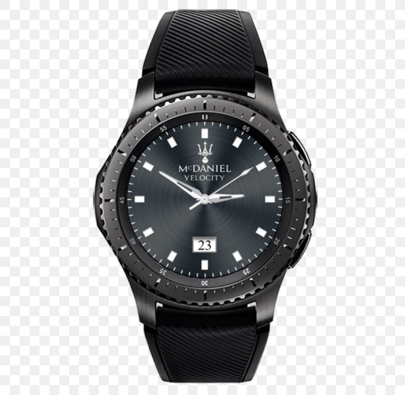 Samsung Gear S3 Frontier Samsung Galaxy Gear Smartwatch, PNG, 800x800px, Samsung Gear S3, Black, Bluetooth, Bluetooth Low Energy, Brand Download Free