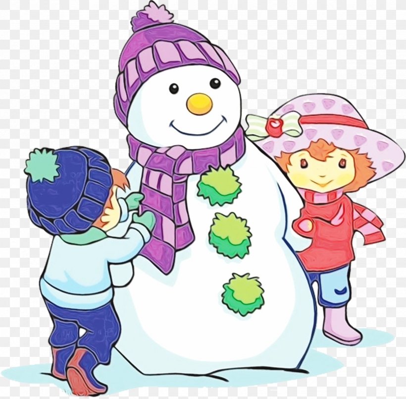 Snowman, PNG, 1231x1209px, Watercolor, Cartoon, Paint, Playing In The Snow, Sharing Download Free