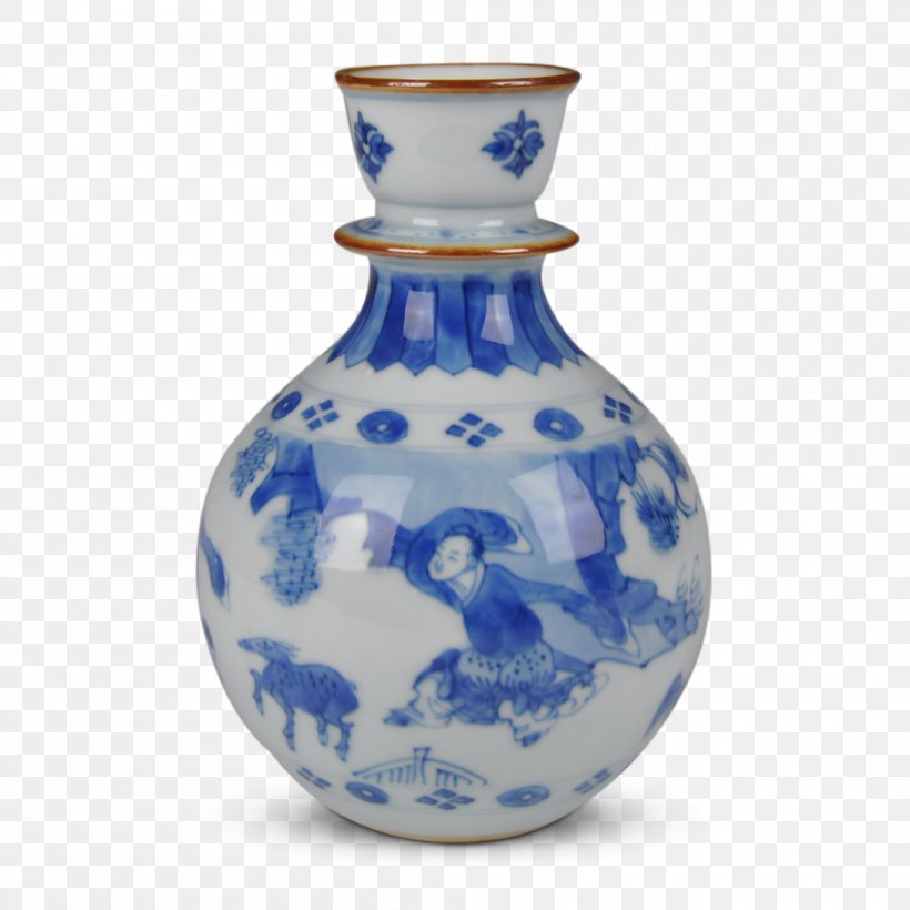 Blue And White Pottery Vase Ceramic Cobalt Blue, PNG, 1000x1000px, Blue And White Pottery, Artifact, Blue, Blue And White Porcelain, Ceramic Download Free