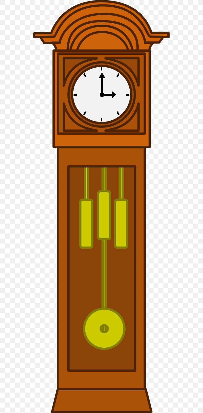 Floor & Grandfather Clocks Thumbnail Clip Art, PNG, 551x1662px, Clock, Cartoon, Floor Grandfather Clocks, Thumbnail, Time Download Free