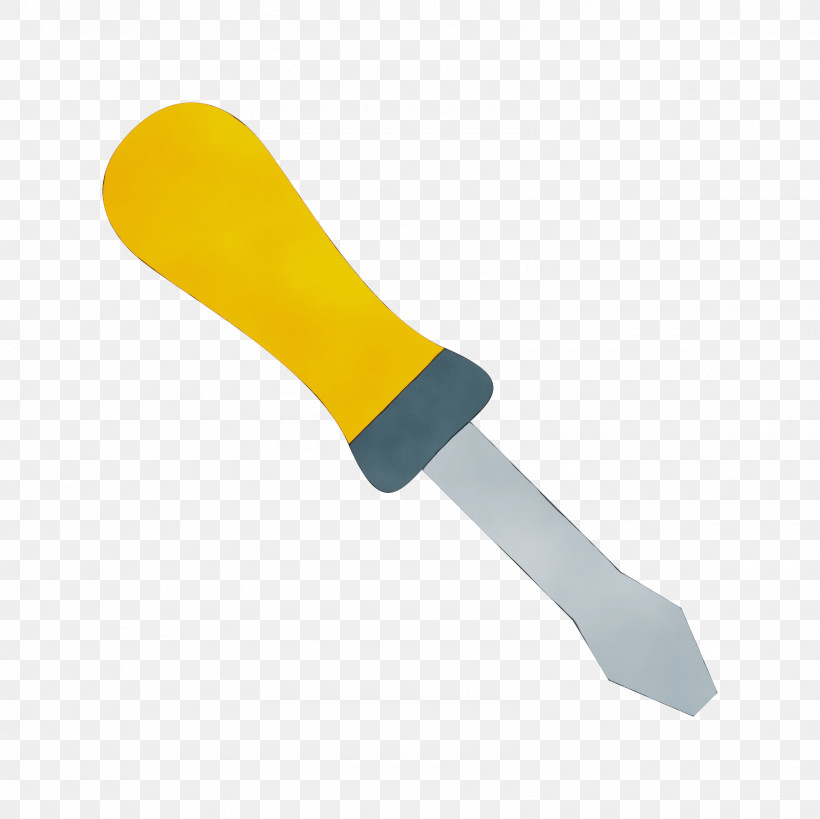 Yellow Tool Kitchen Utensil, PNG, 1600x1600px, Watercolor, Kitchen Utensil, Paint, Tool, Wet Ink Download Free