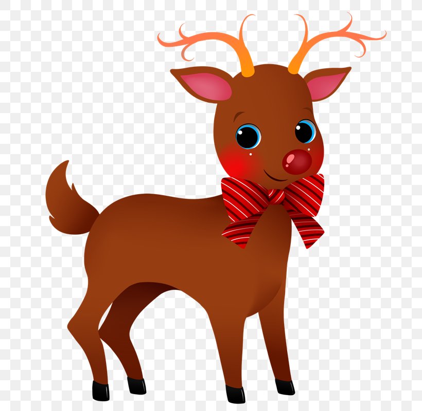 Rudolph Reindeer Christmas Clip Art, PNG, 800x800px, Rudolph, Antler ...