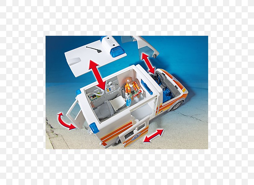 Ambulance Playmobil Certified First Responder Siren Toy, PNG, 600x600px, Ambulance, Certified First Responder, Child, Collecting, Game Download Free