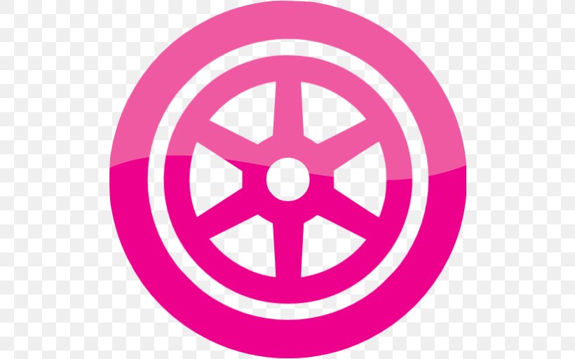 Car Wheel Icon Design, PNG, 512x512px, Car, Area, Bicycle Wheels, Icon Design, Logo Download Free