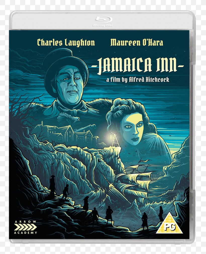 Jamaica Inn Blu-ray Disc Maureen O'Hara Film DVD, PNG, 800x1009px, Jamaica Inn, Alfred Hitchcock, Arrow Academy, Arrow Films, Bluray Disc Download Free