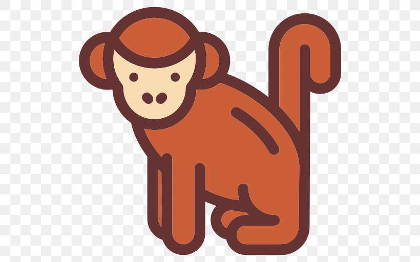 Monkey Clip Art, PNG, 512x512px, Monkey, Animal, Ape, Canidae, Carnivoran Download Free