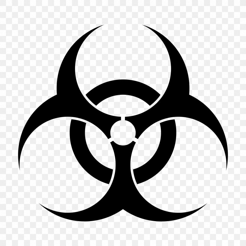 Cool Symbols Biohazard Symbol, PNG, 2400x2400px, Biological Hazard, Blackandwhite, Cdr, Emblem, Hazard Symbol Download Free