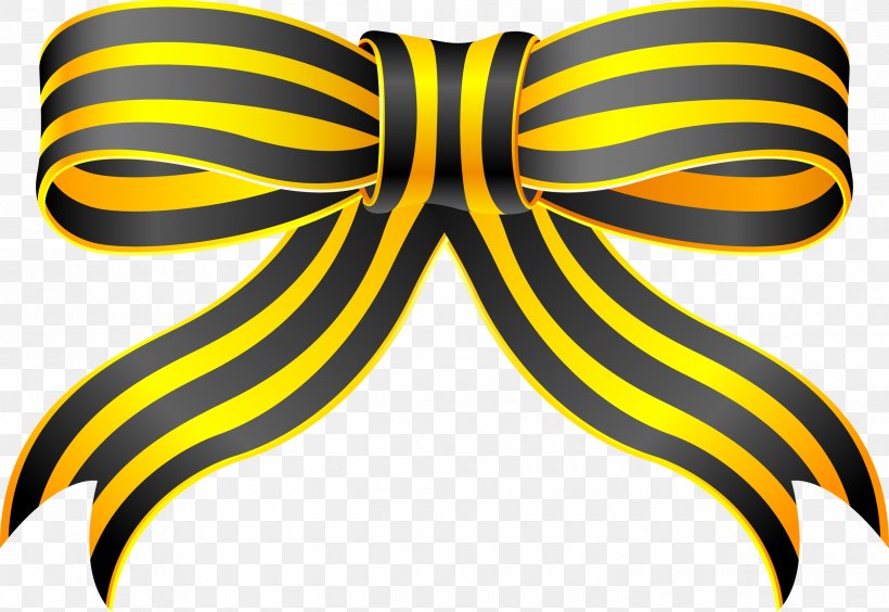 Awareness Ribbon Yellow Clip Art, PNG, 2500x1722px, Ribbon, Awareness Ribbon, Black And White, Color, Invertebrate Download Free