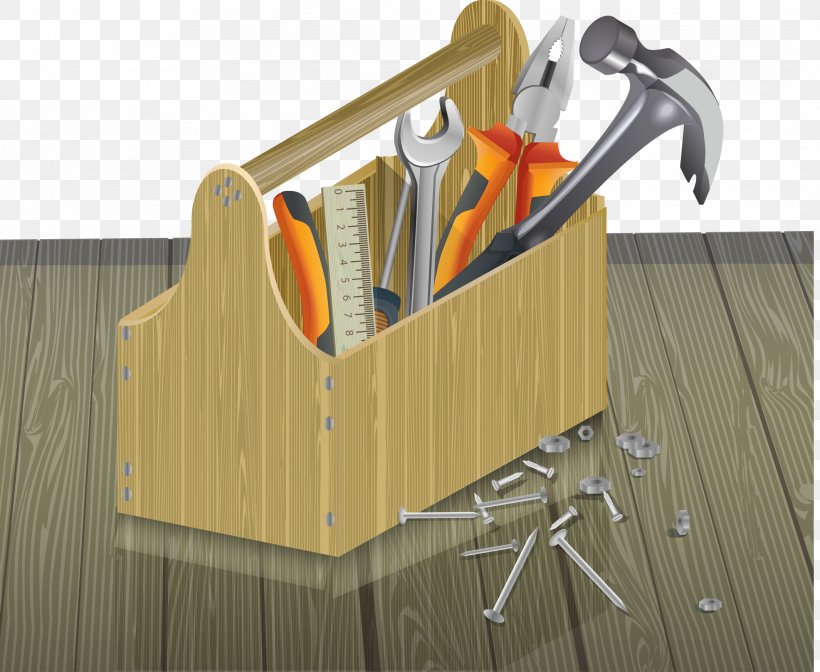Euclidean Vector Toolbox, PNG, 2128x1745px, Toolbox, Box, Element, Hammer, Nail Download Free